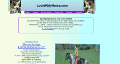 Desktop Screenshot of lookatmyhorse.com
